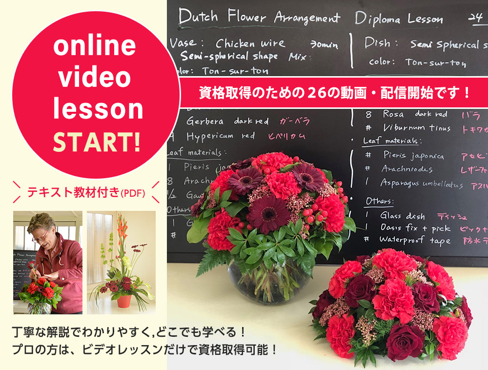 online video lesson START! 資格取得のための26の動画・配信開始です!